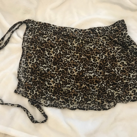 Cheetah wrap skirt - Picture 1 of 2